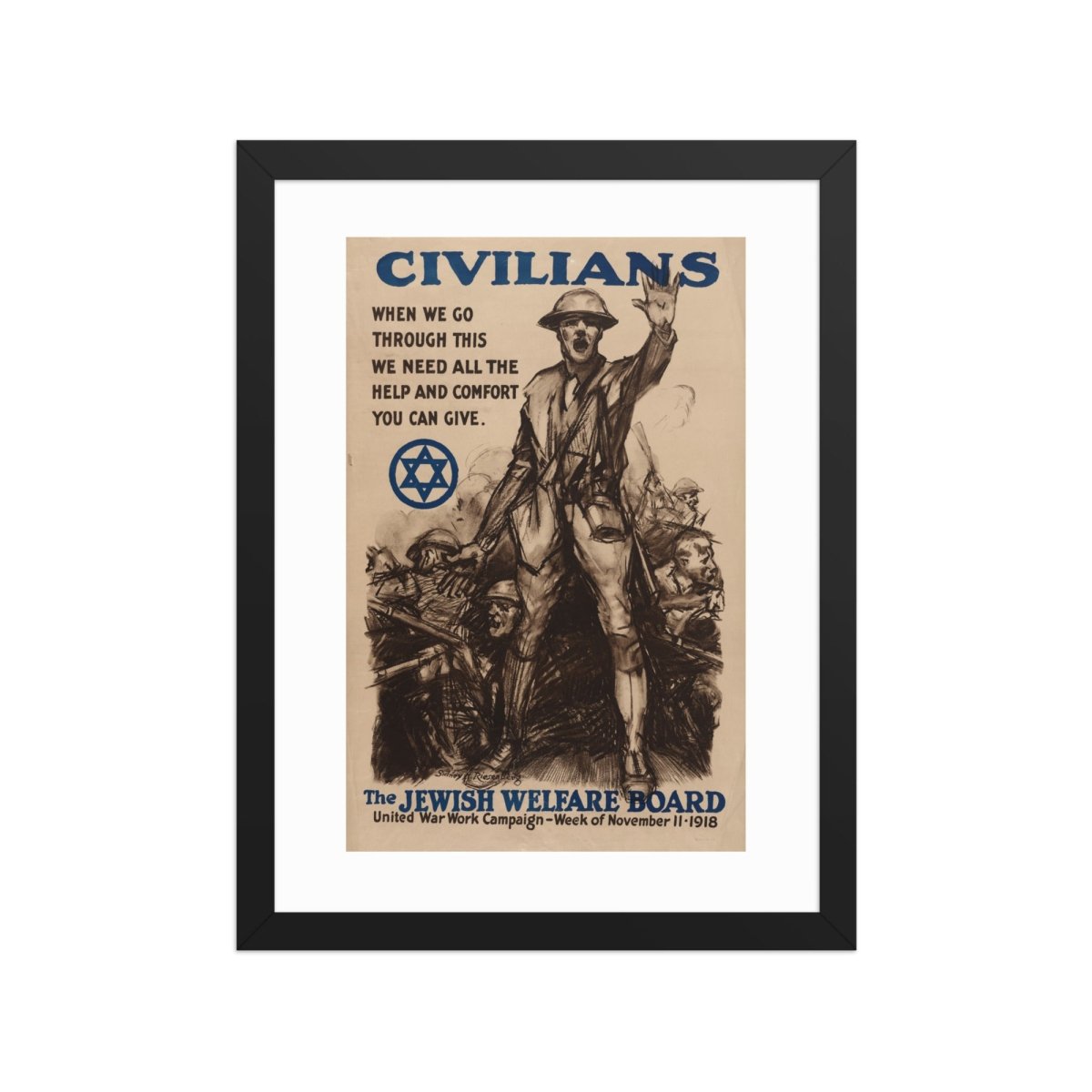 Civilians Poster - Art - Meshugge