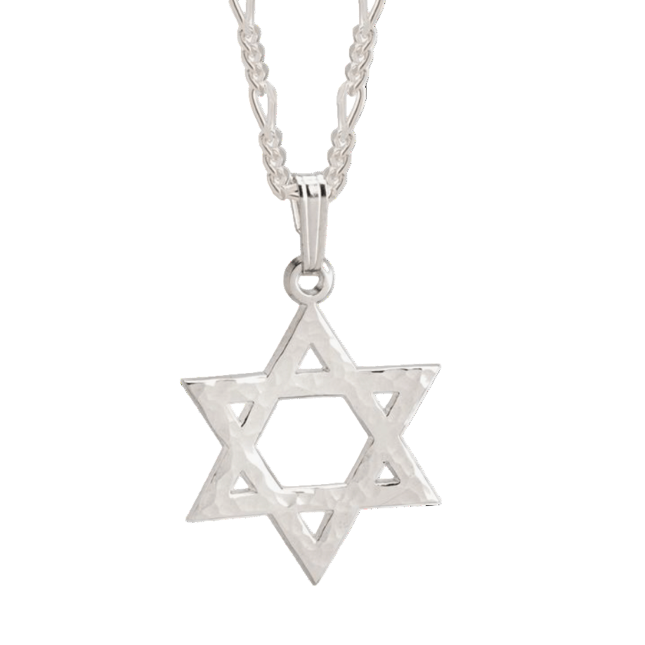 Magen David 'Hammer' Necklace - Judaica - Meshugge - Sterling Silver
