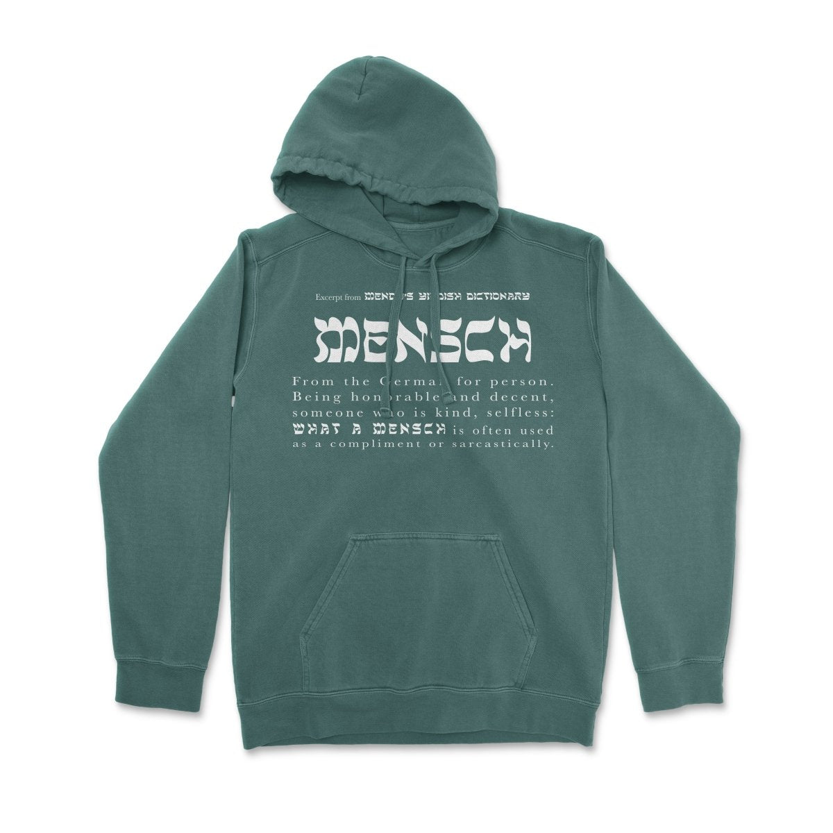 'Mensch' Hoodie (definition) - Hoodies - Meshugge
