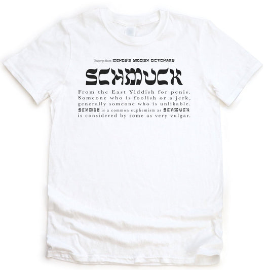 'Schmuck' T-Shirt (definition) - T-Shirts - Meshugge