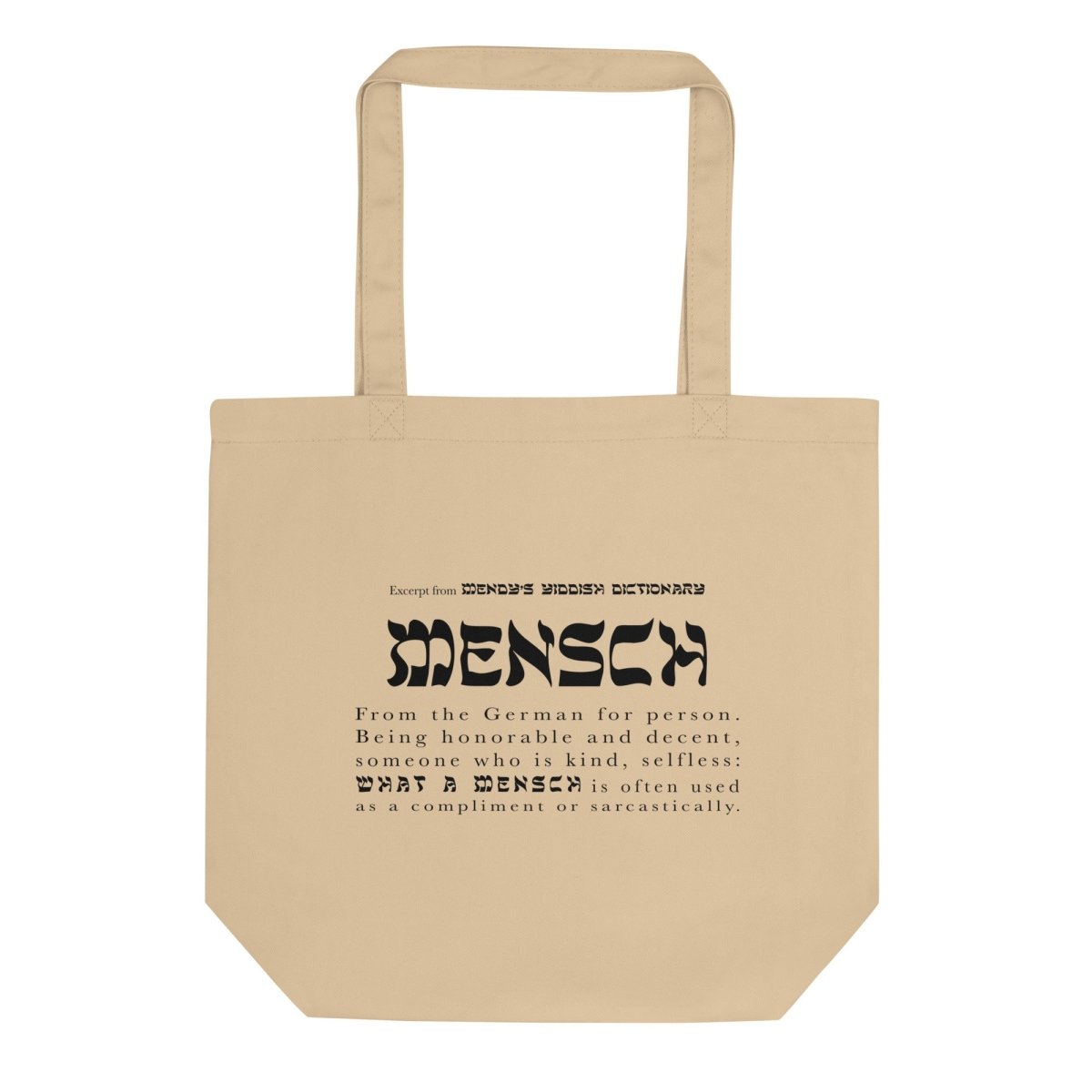 'Mensch' Tote Bag (Definition edition) - Accessories - Meshugge
