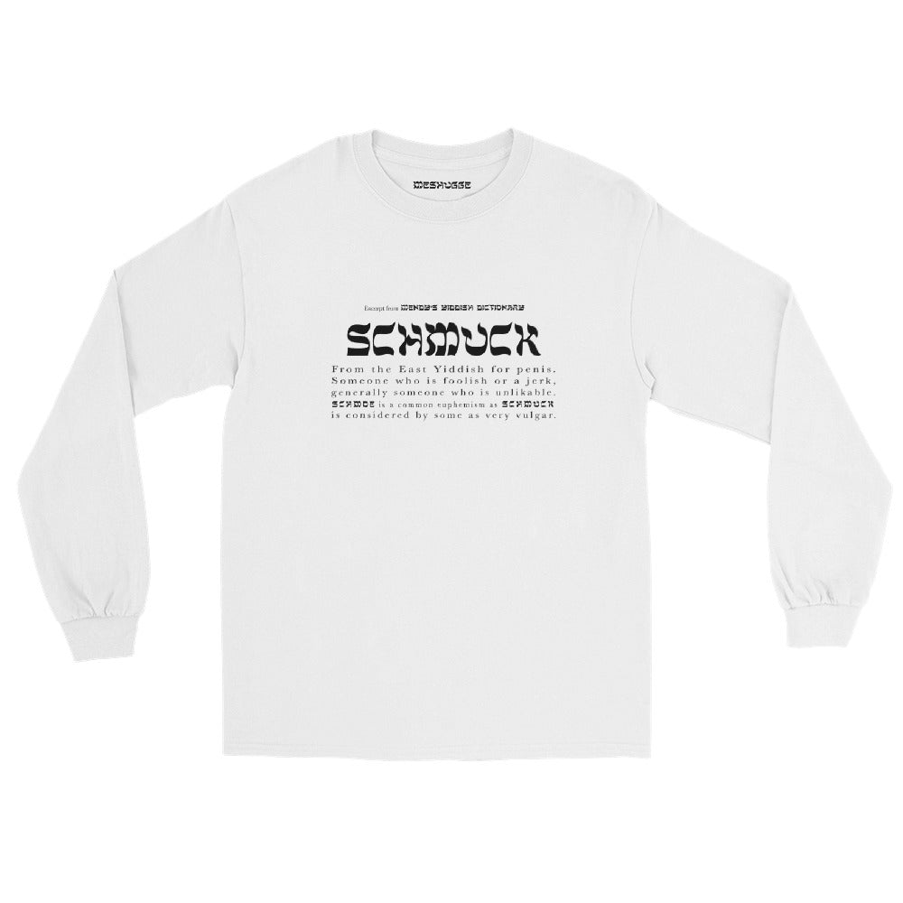 'Schmuck' Long Sleeve T-Shirt (definition edition) - T-Shirts - Meshugge