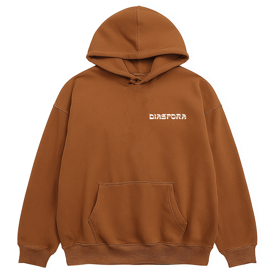 'Diaspora' Hoodie Brown - Hoodies - Meshugge