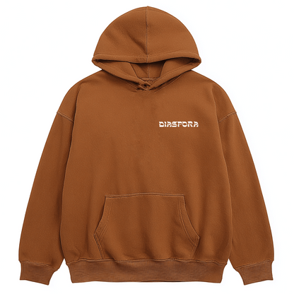 'Diaspora' Hoodie Brown - Hoodies - Meshugge