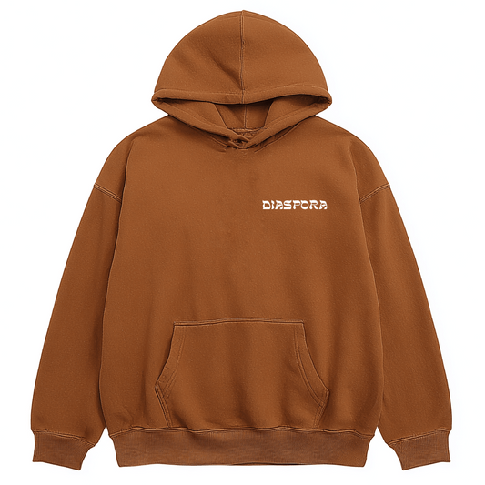 'Diaspora' Hoodie Brown - Hoodies - Meshugge