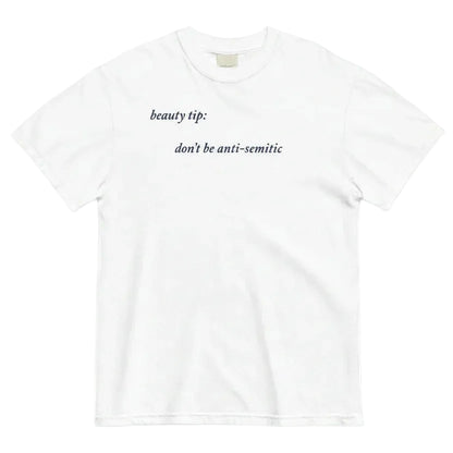 Beauty Tip T-Shirt White - T-Shirts - Meshugge