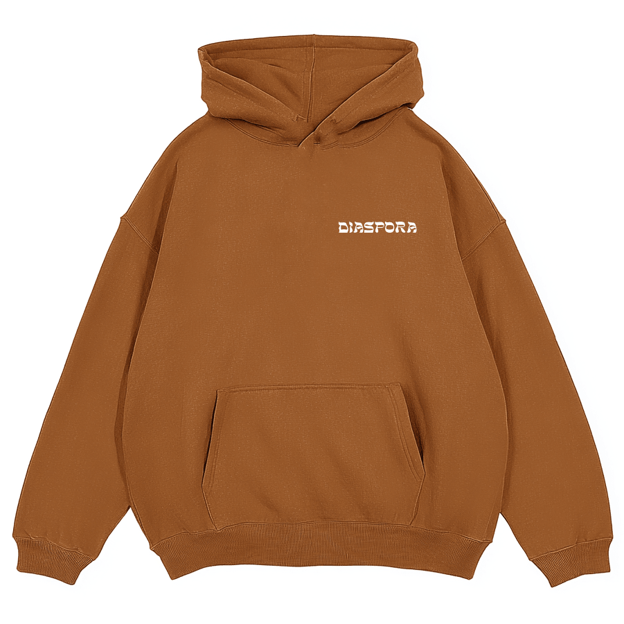'Diaspora' Hoodie Brown Alternative - Hoodies - Meshugge