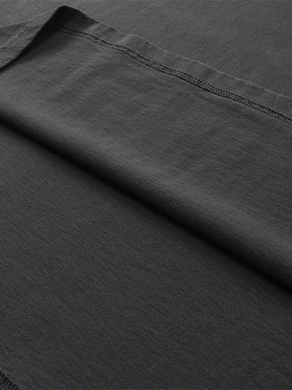 Hasidic Yiddish T-shirt stitching close-up