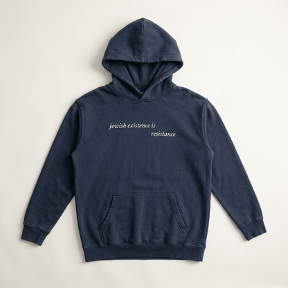 'Jewish Existence' Hoodie - Hoodies - Meshugge