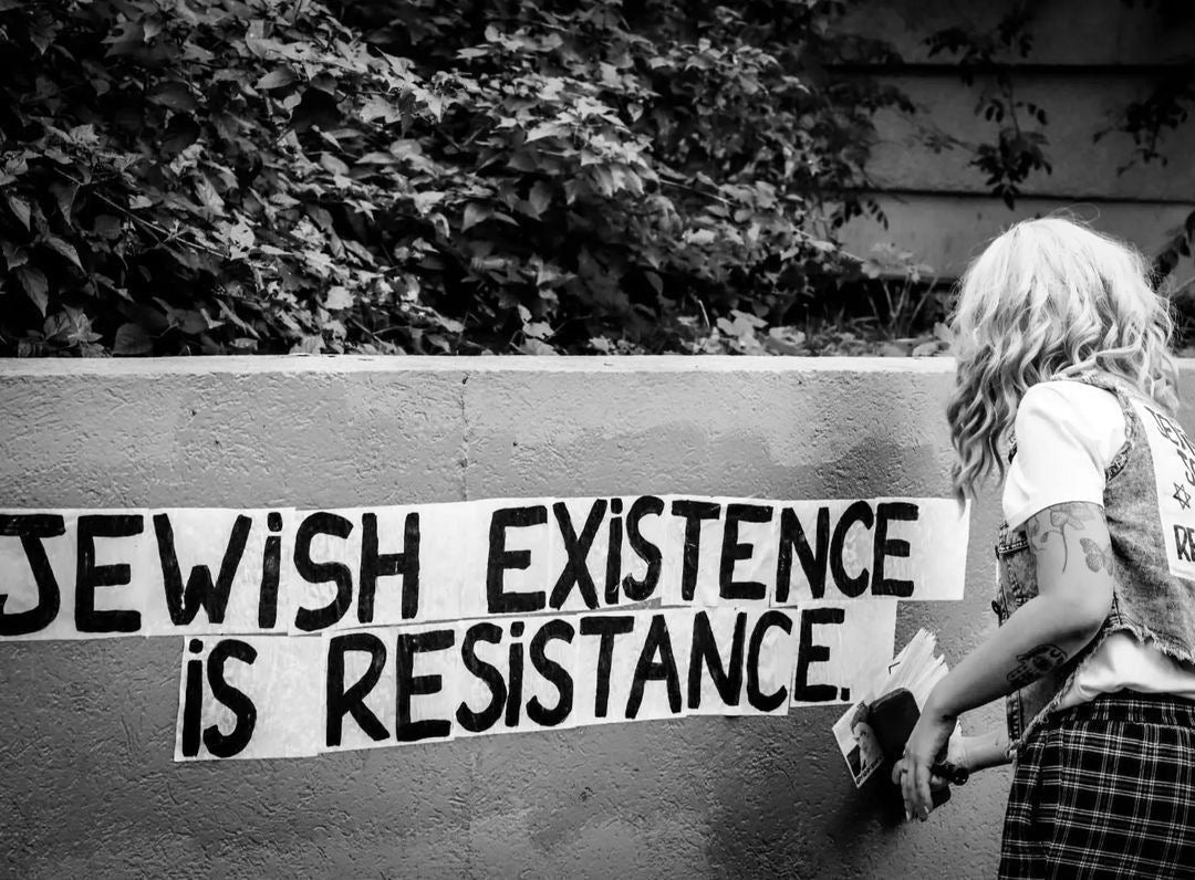 jewish existence is resistance street art