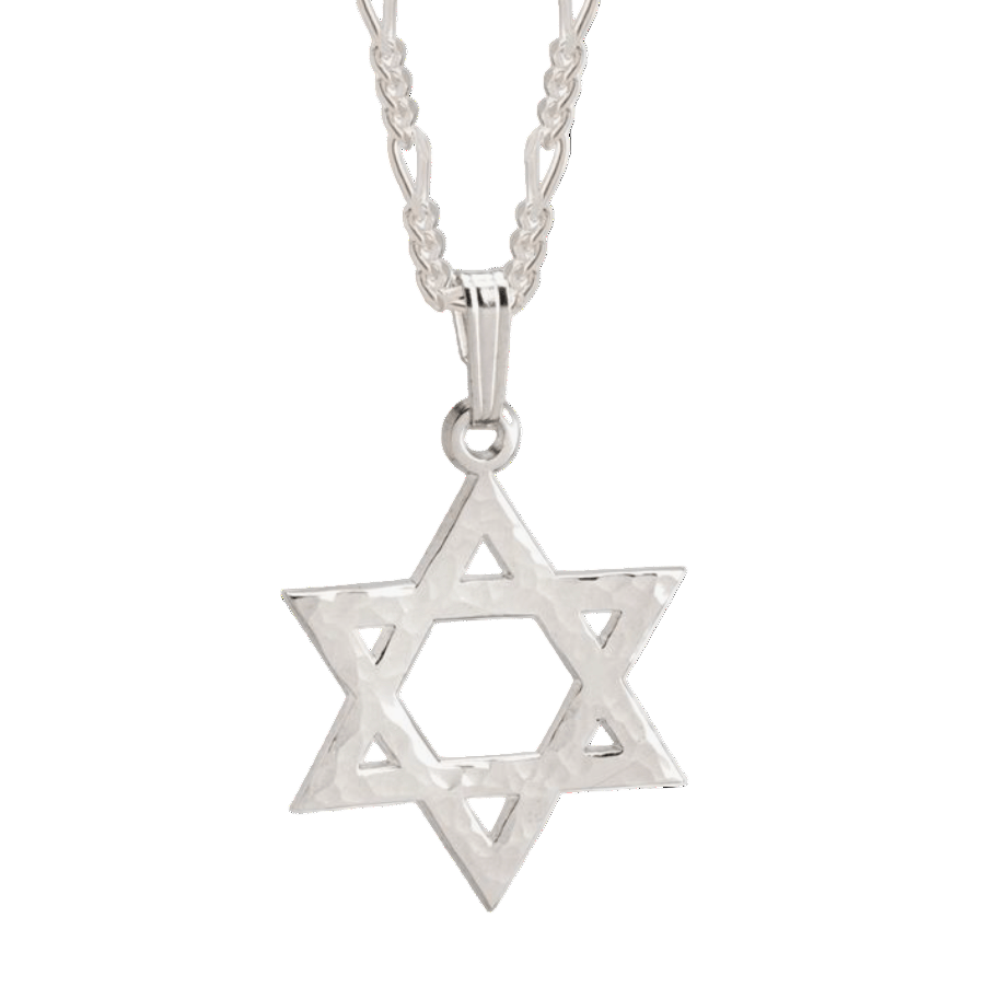 Magen David 'Hammer' Necklace - Judaica - Meshugge - Sterling Silver