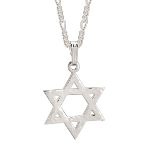 Magen David 'Hammer' Necklace - Judaica - Meshugge - Sterling Silver