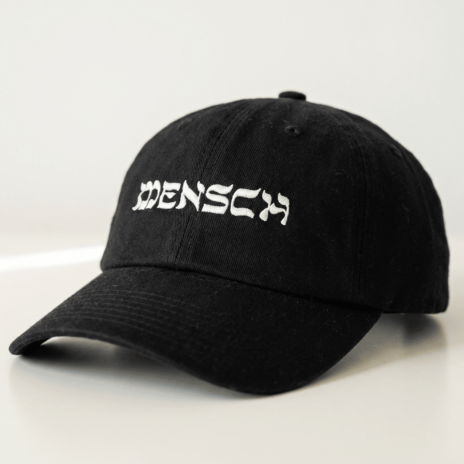 'Mensch' '90s Black Cap - Hats - Meshugge