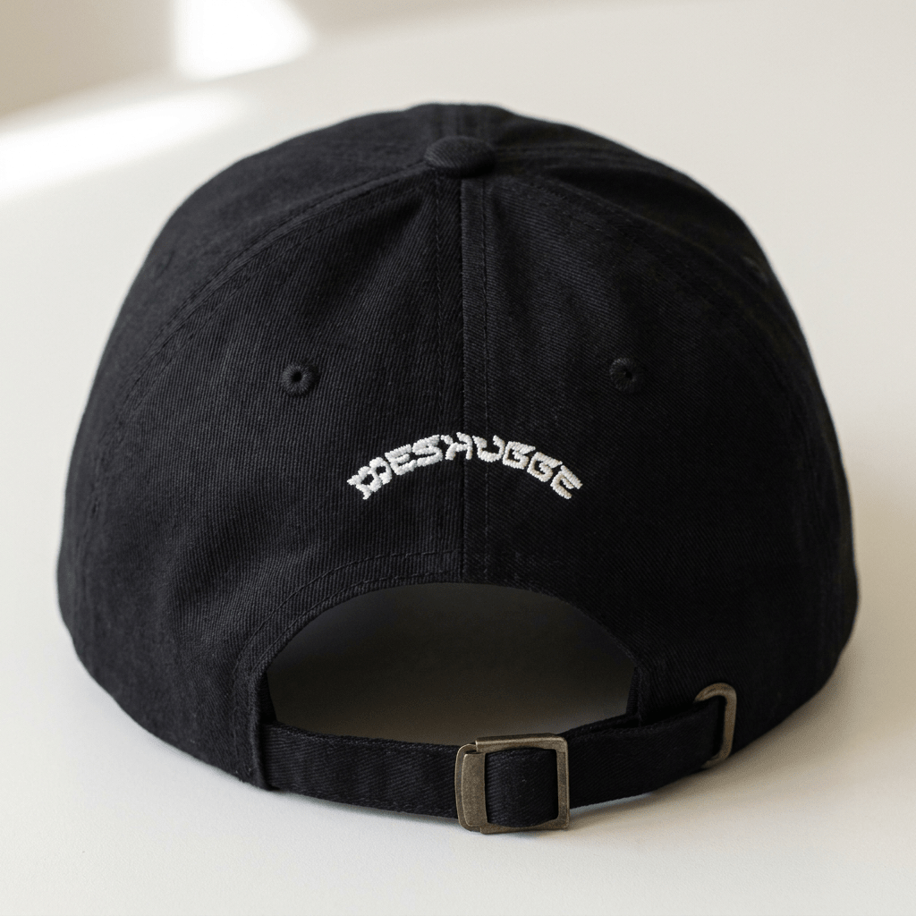 'Mensch' Black '90s Cap back - Hats - Meshugge