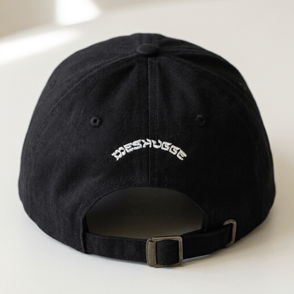 'Mensch' Black '90s Cap back - Hats - Meshugge