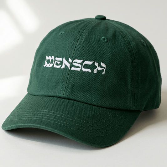 'Mensch' '90s Green Cap - Hats - Meshugge