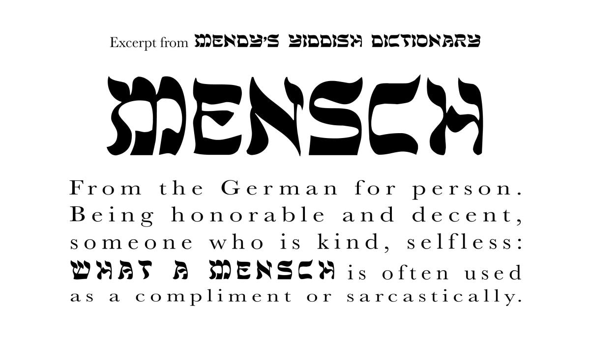 mensch-definition-logo