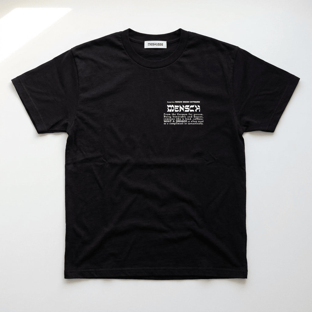 'Mensch' Heart Definition T-Shirt (Limited) - T-Shirts - Meshugge