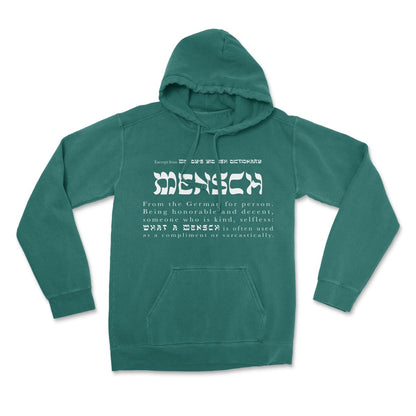 'Mensch' Hoodie (definition) - Hoodies - Meshugge