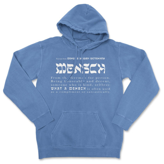 'Mensch' Hoodie (definition) - Hoodies - Meshugge