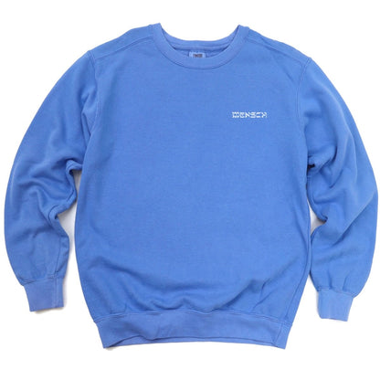 'Mensch' Royal Blue Sweatshirt - Sweatshirts - Meshugge