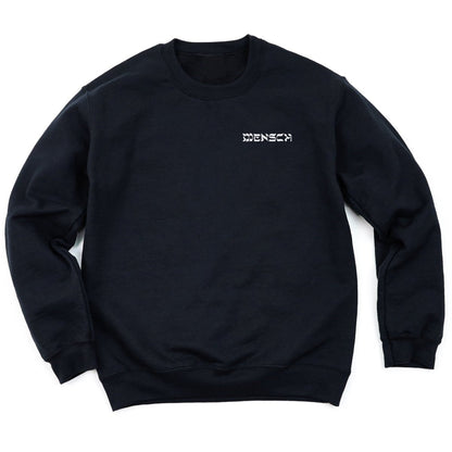 'Mensch' Black Sweatshirt - Sweatshirts - Meshugge