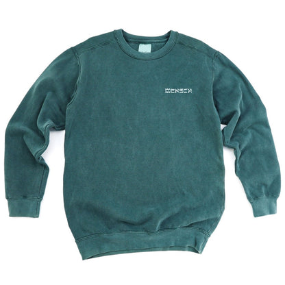 'Mensch' Sweatshirt Green - Sweatshirts - Meshugge