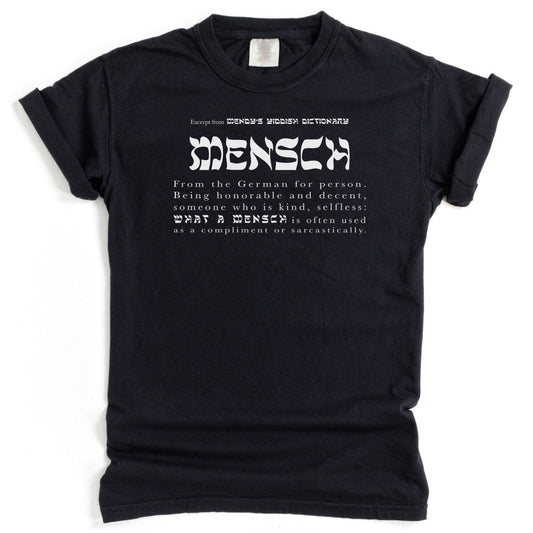 'Mensch' T-Shirt (definition) - T-Shirts - Meshugge