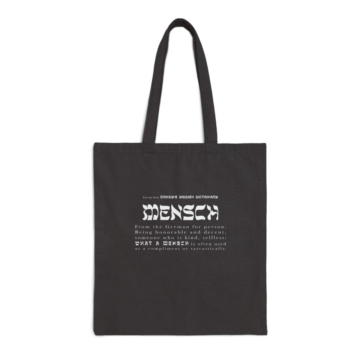'Mensch' Tote Bag - Accessories - Meshugge