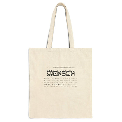 'Mensch' Tote Bag  Beige Color - Accessories - Meshugge