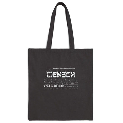 'Mensch' Tote Bag Black - Accessories - Meshugge