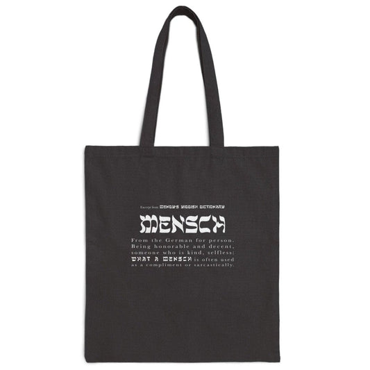 'Mensch' Tote Bag Black - Accessories - Meshugge