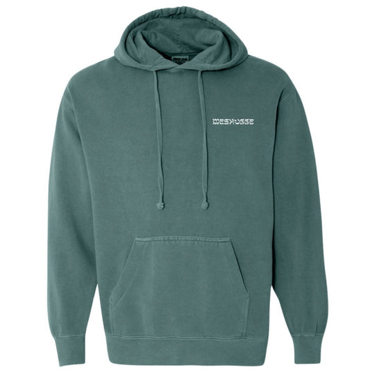 'Meshugge' Green Hoodie - Hoodies - Meshugge