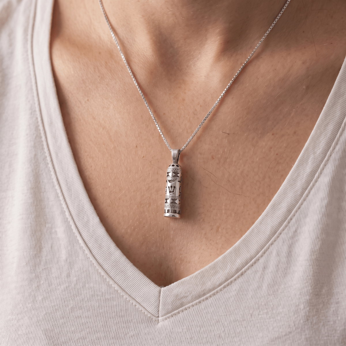 'Mezuzah' Necklace - Judaica - Meshugge