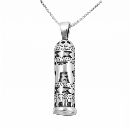 'Mezuzah' Necklace - Judaica - Meshugge
