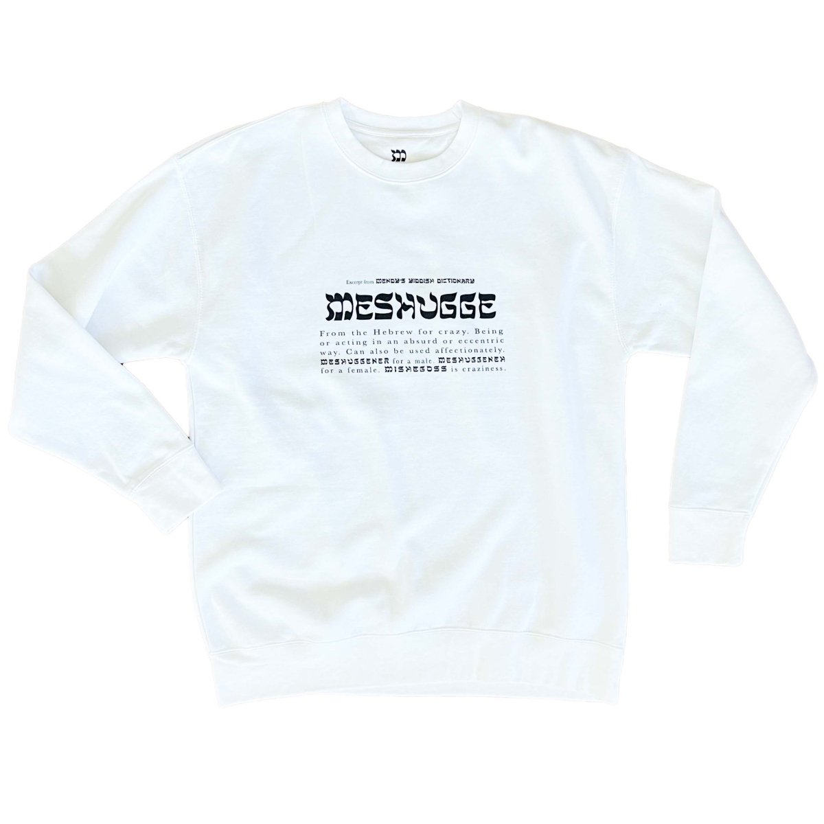 Original Sweatshirt White - Sweatshirts - Meshugge