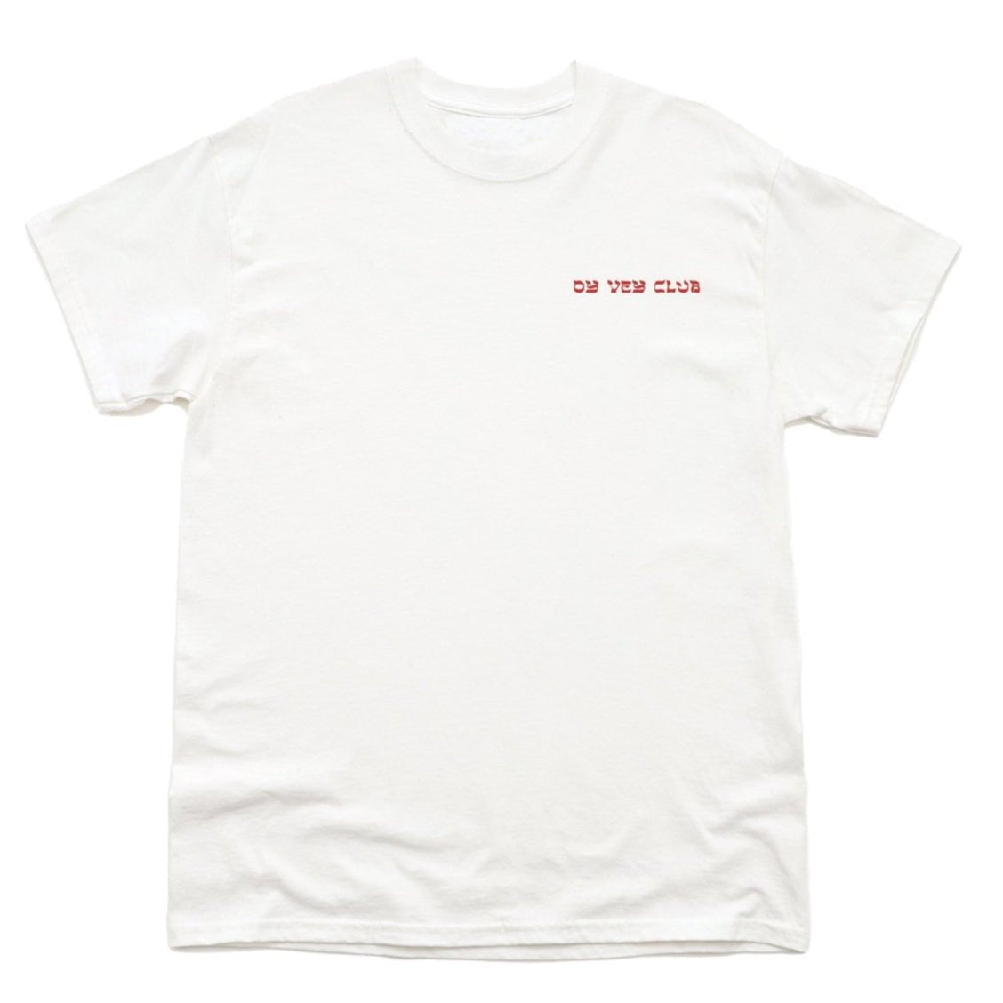 'Oy Vey' Club T-Shirt White- T-Shirts - Meshugge