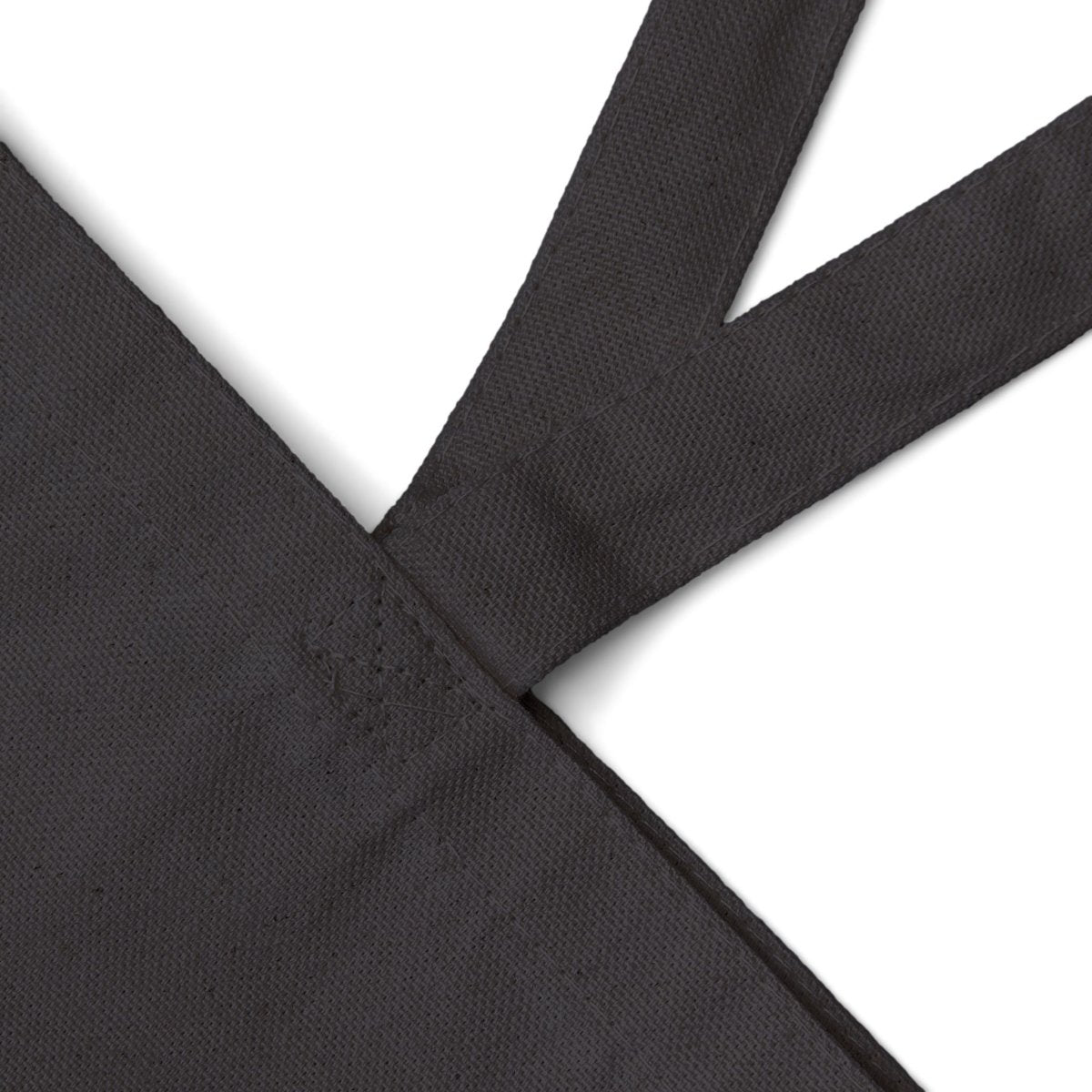 strap details of the mench tote bag in black