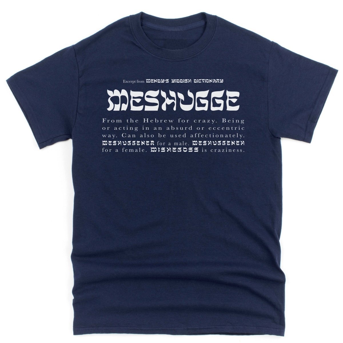 The Original T-Shirt Navy - T-Shirts - Meshugge
