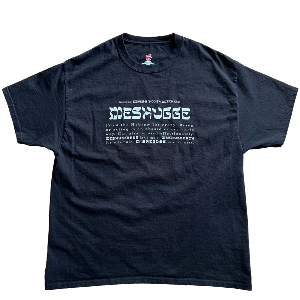 The Original T-Shirt Black - T-Shirts - Meshugge
