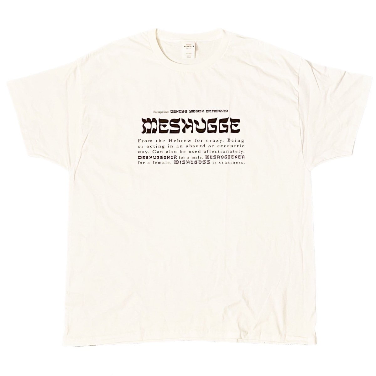 The Original T-Shirt White - T-Shirts - Meshugge