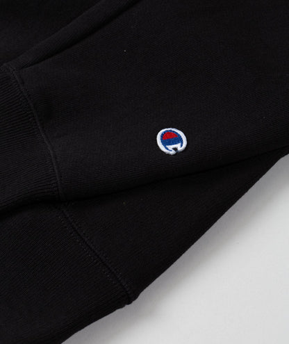 Champion logo close up black