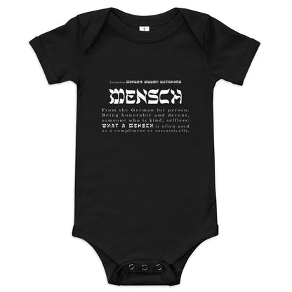 Baby 'Mensch' One-Piece (definition edition) - Kids - Meshugge